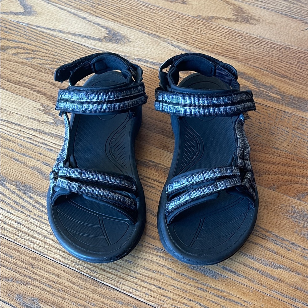 Teva Women's Black and Gray Sandals
